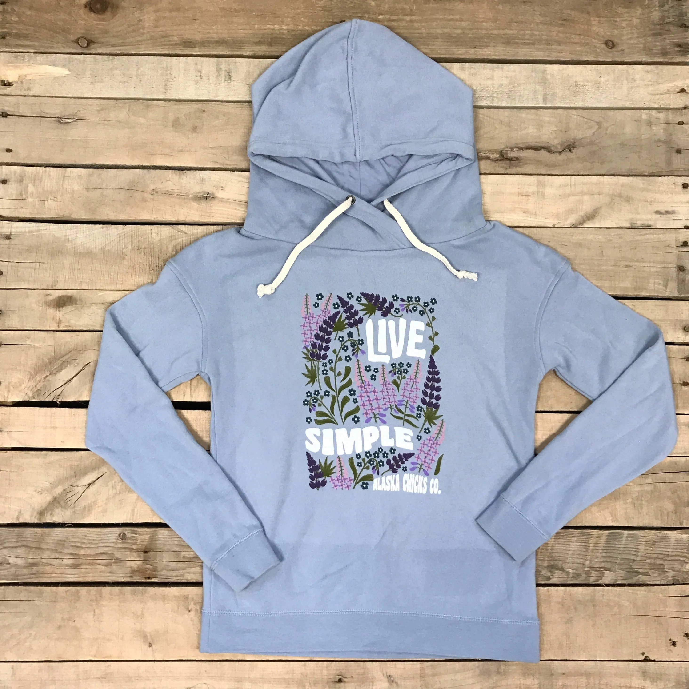 Live Simple Wildflower Hoodie