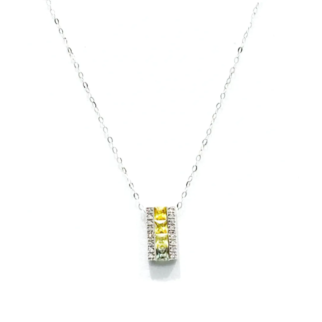 #LVNA2024 | Colored Sapphire Gemstones & Diamond Necklace 14kt