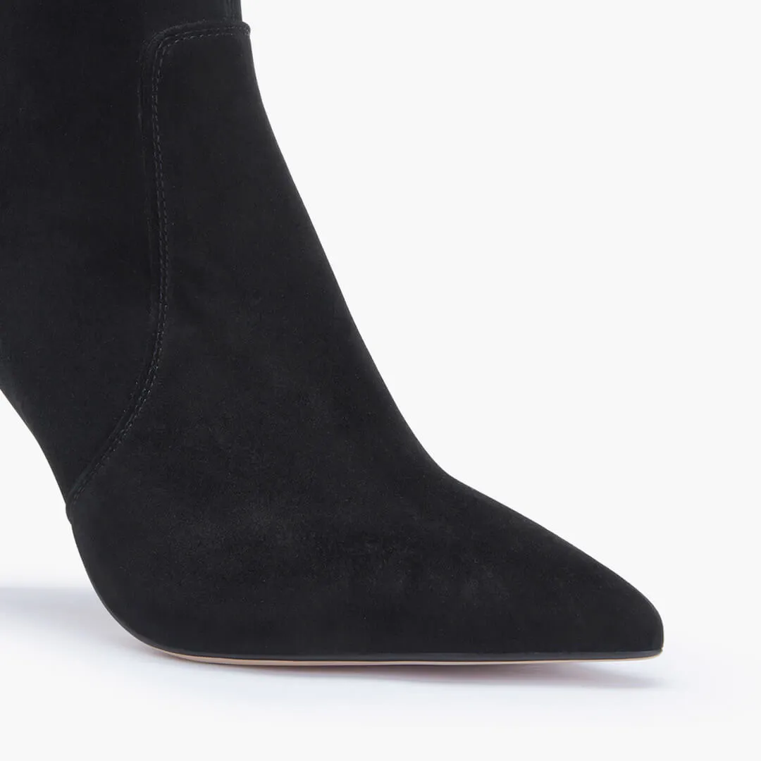 *MACON - stretch suede ankle boots