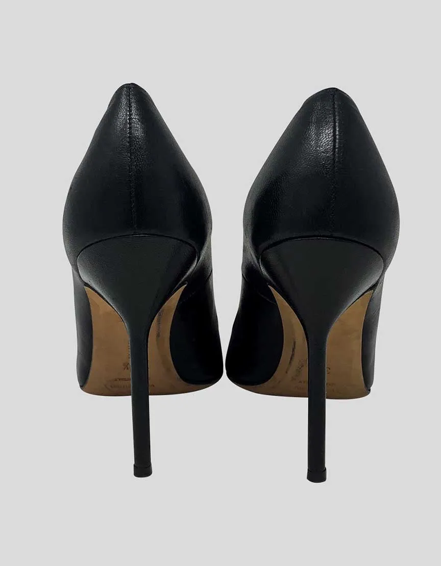 Manolo Blahnik Black Leather Pumps - 36.5 IT | 6.5 US