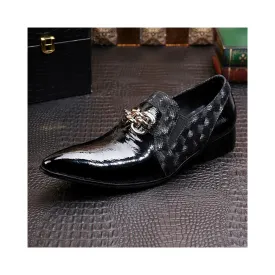 Men Pointed Two Tones Formal Shoes