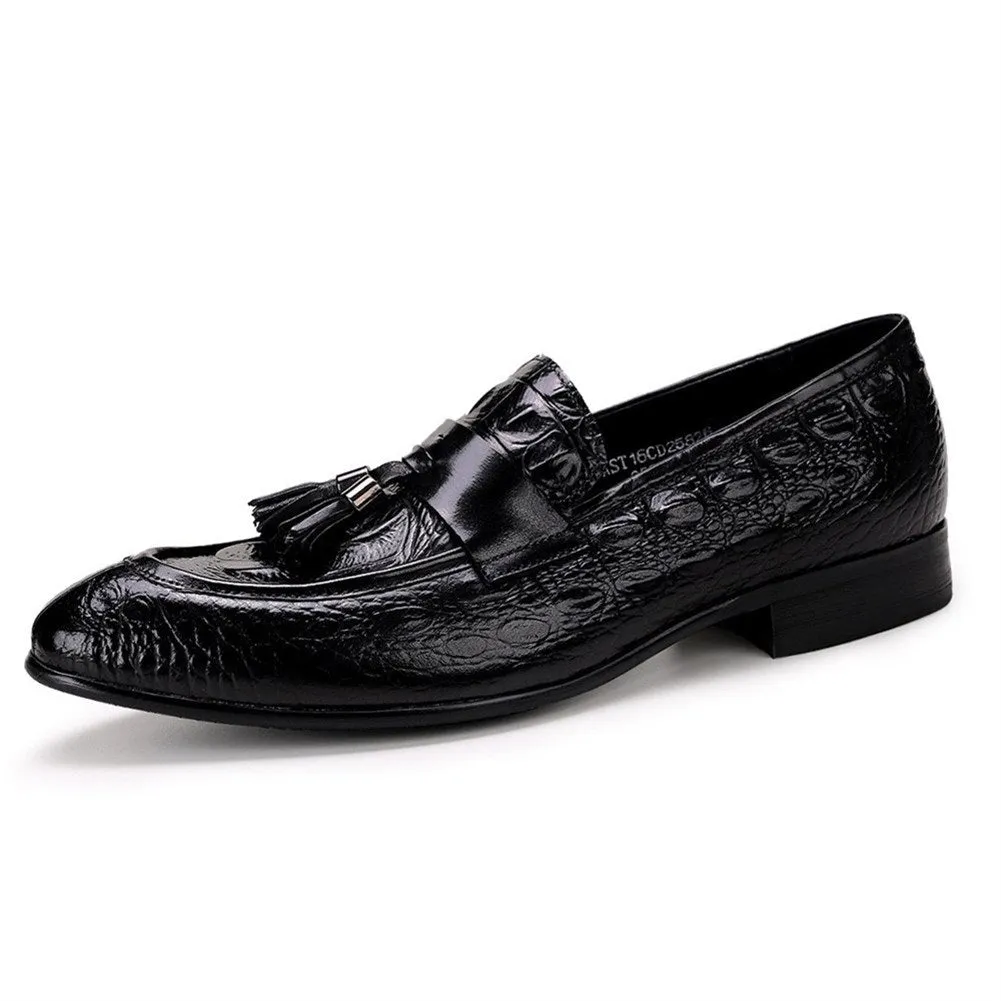 Men Slip On Tasseled Decoration Oxford Shoes