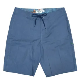 Men's Classic Solid Boardshort - Navy Big Wave