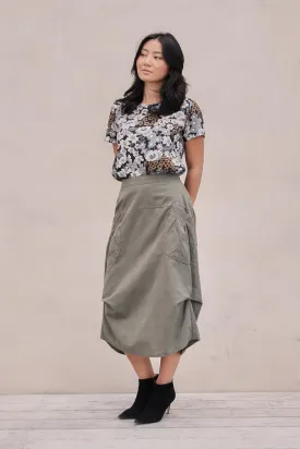 Milwaukee Textured Skirt Khaki