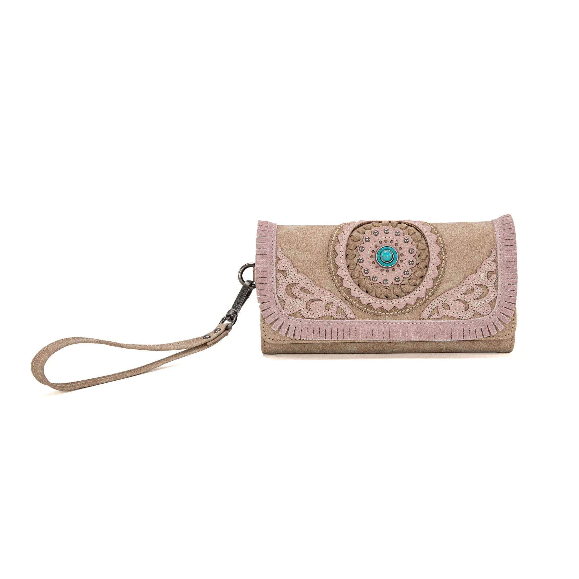 MW1291-W002 Montana West Concho Embroidered Collection Wallet