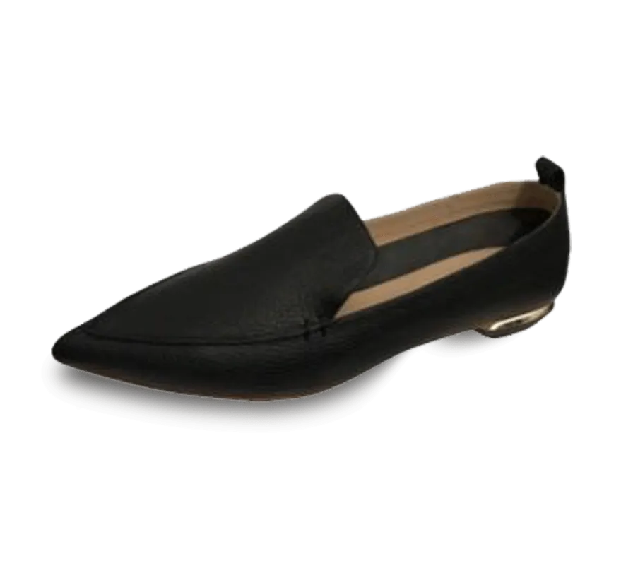 Octavia Beveled Heel Loafer