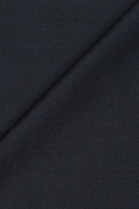 Piacenza Navy Black Wool-Lycra Cloth - 1.2m