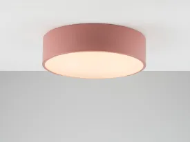 Pink diffuser flush ceiling light