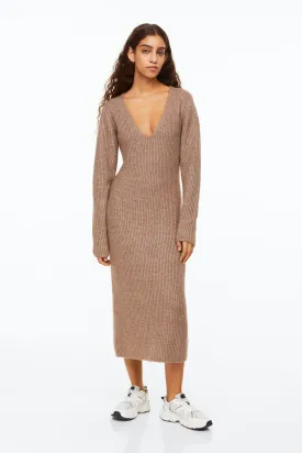 Rib-knit Dress