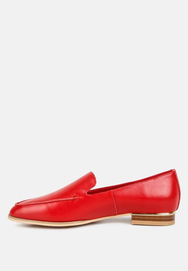 Richelli Metallic Sling Detail Loafers