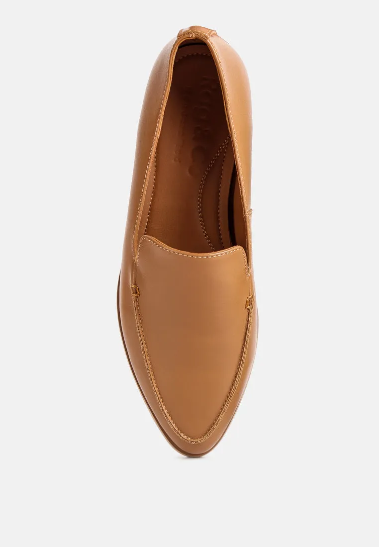 Richelli Metallic Sling Detail Loafers