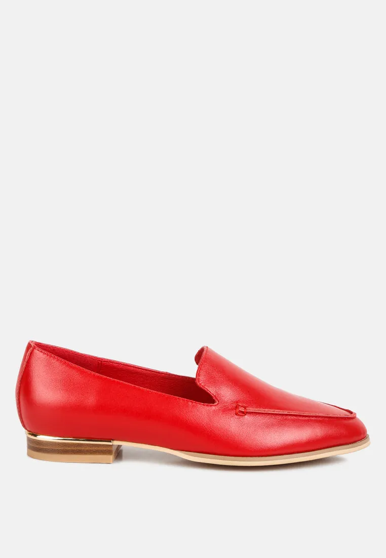 Richelli Metallic Sling Detail Loafers