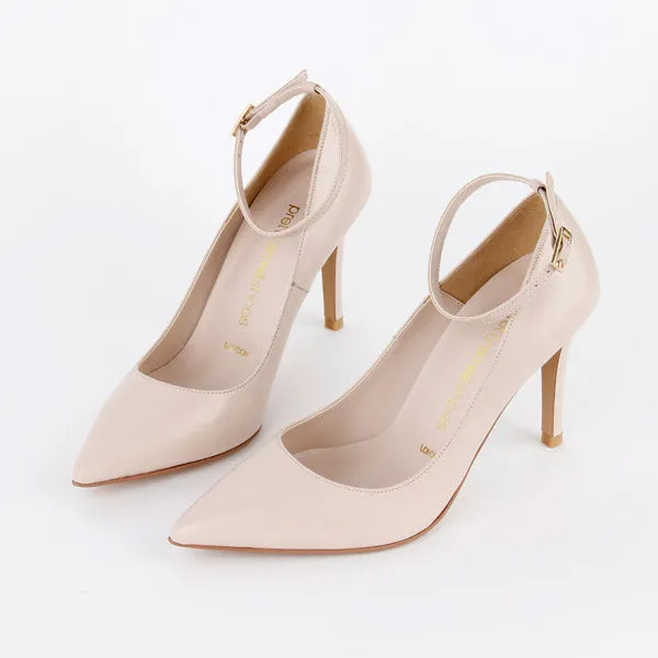 *ROBIN ankle strap - pink, 9cm size UK 2.5