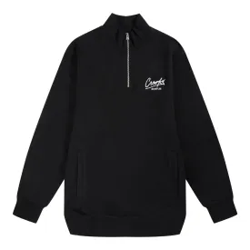 Script Quarter Zip Crewneck