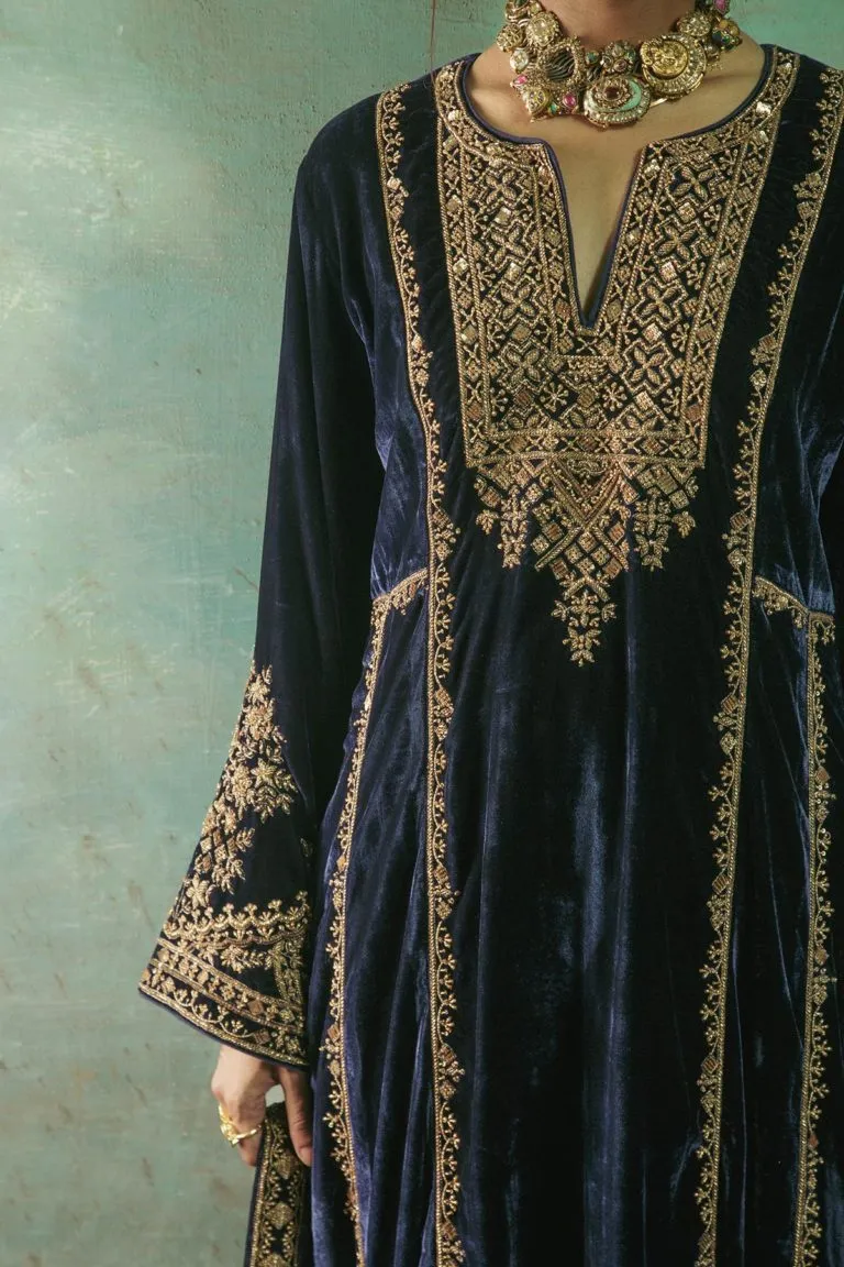 Shabnami Zardozi Kurta Set-Heavy