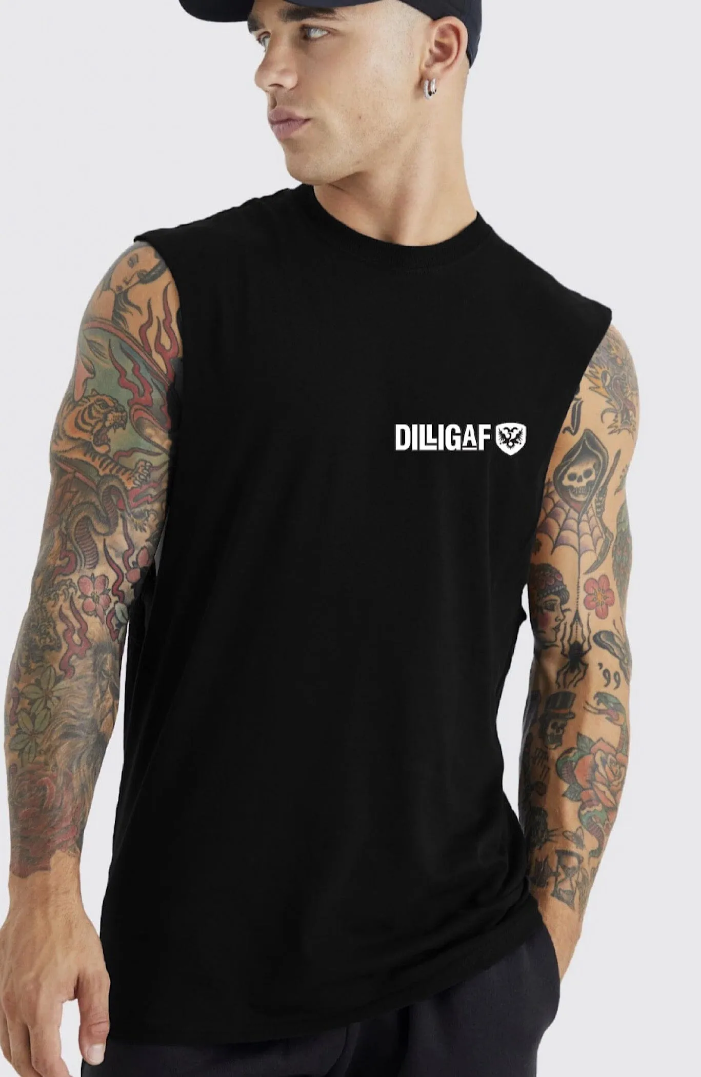 Simple Dilligaf Muscle Shirt