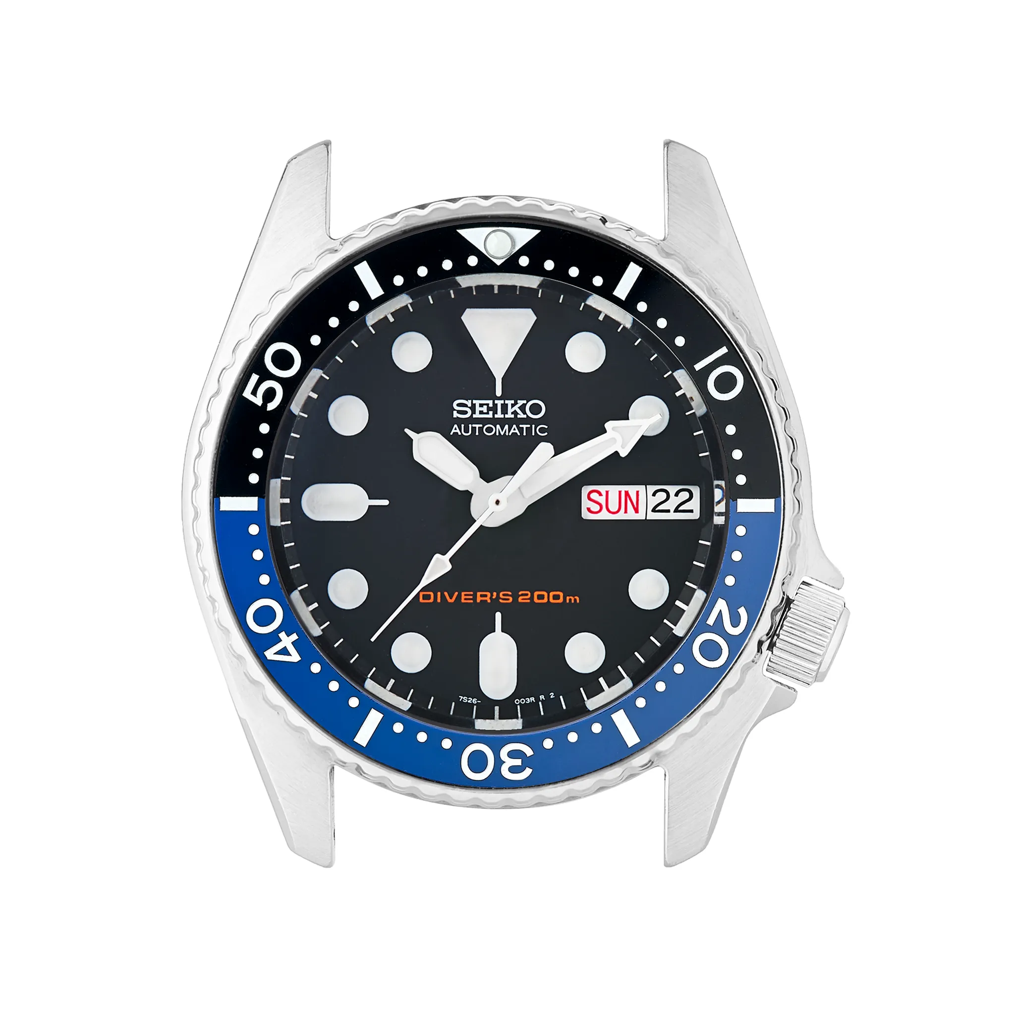 SKX013 Ceramic Bezel Insert: Seiko style Batman