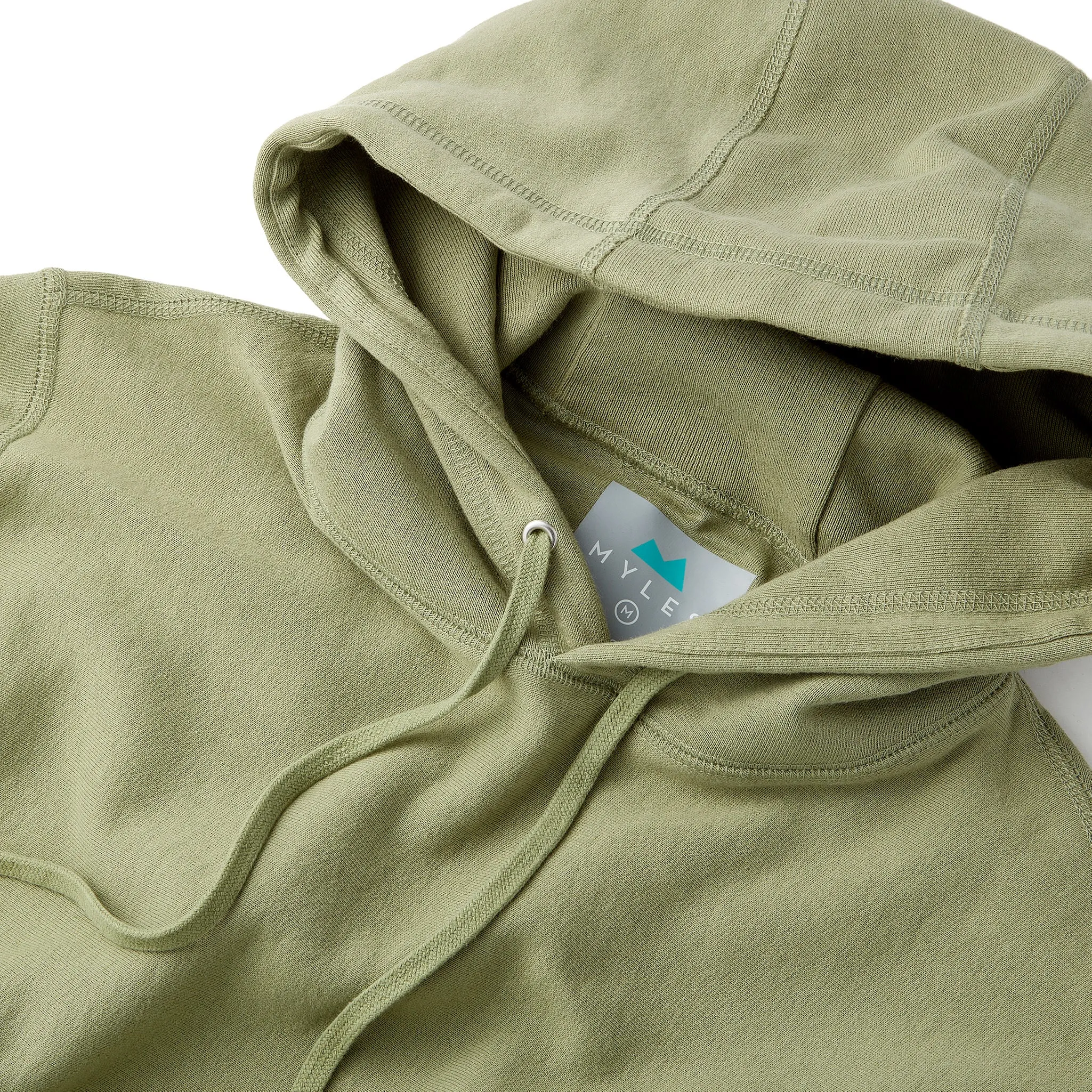 Skyline Heavyweight Fleece Hoodie in Dusty Olive