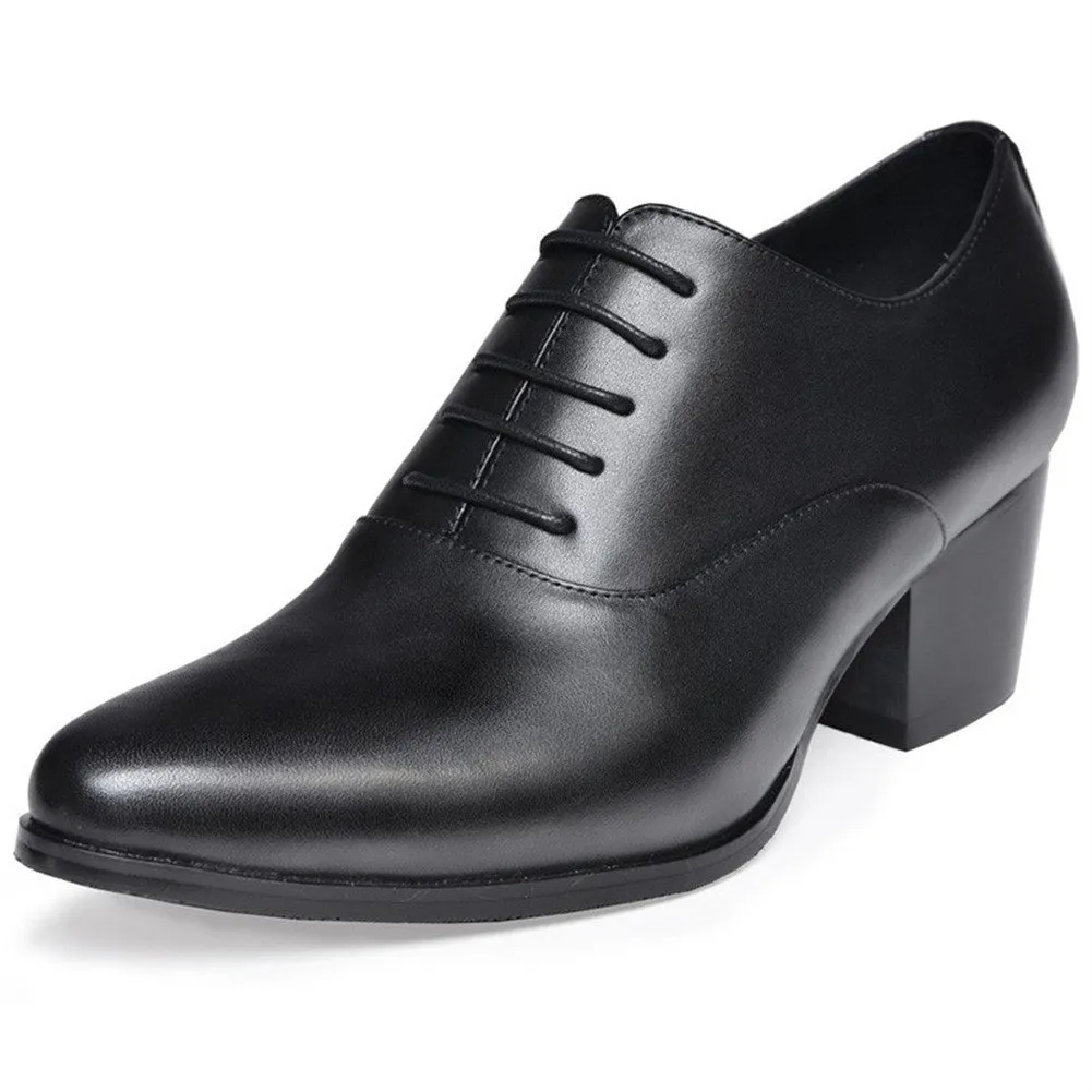 Solid Oxfords Heels