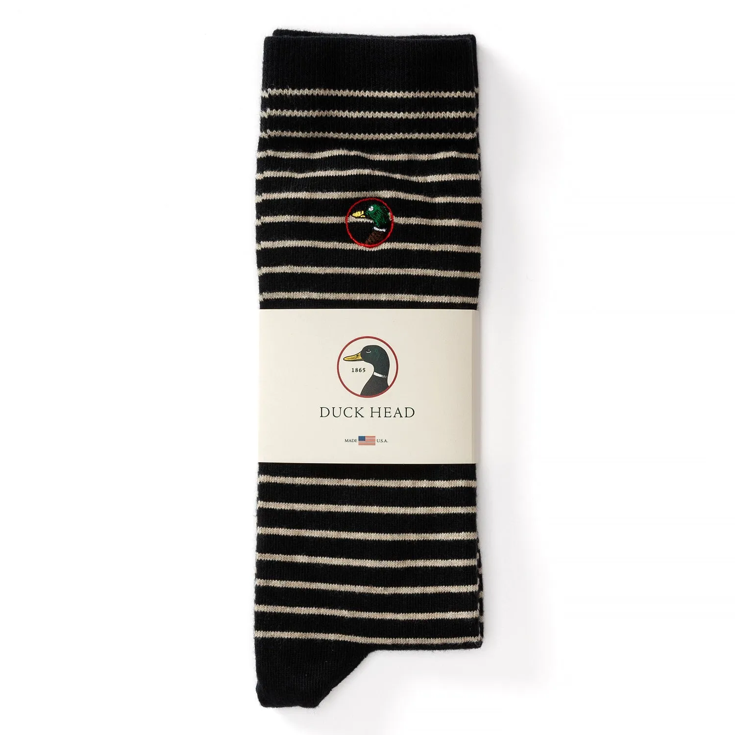 Striped Logo Sock