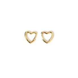 Sweetheart Gold Earrings - Small