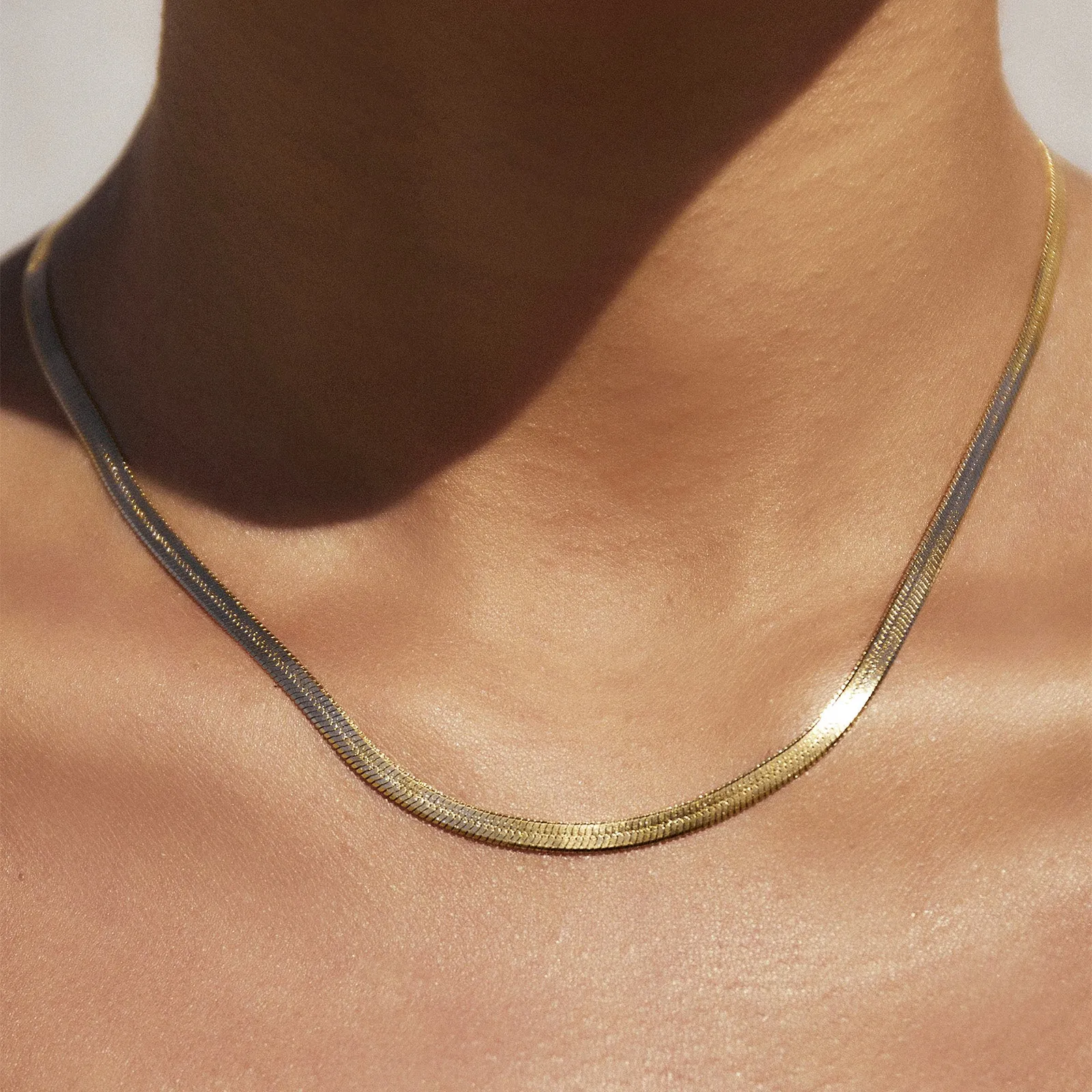 Sylvia Gold Snake Chain Necklace