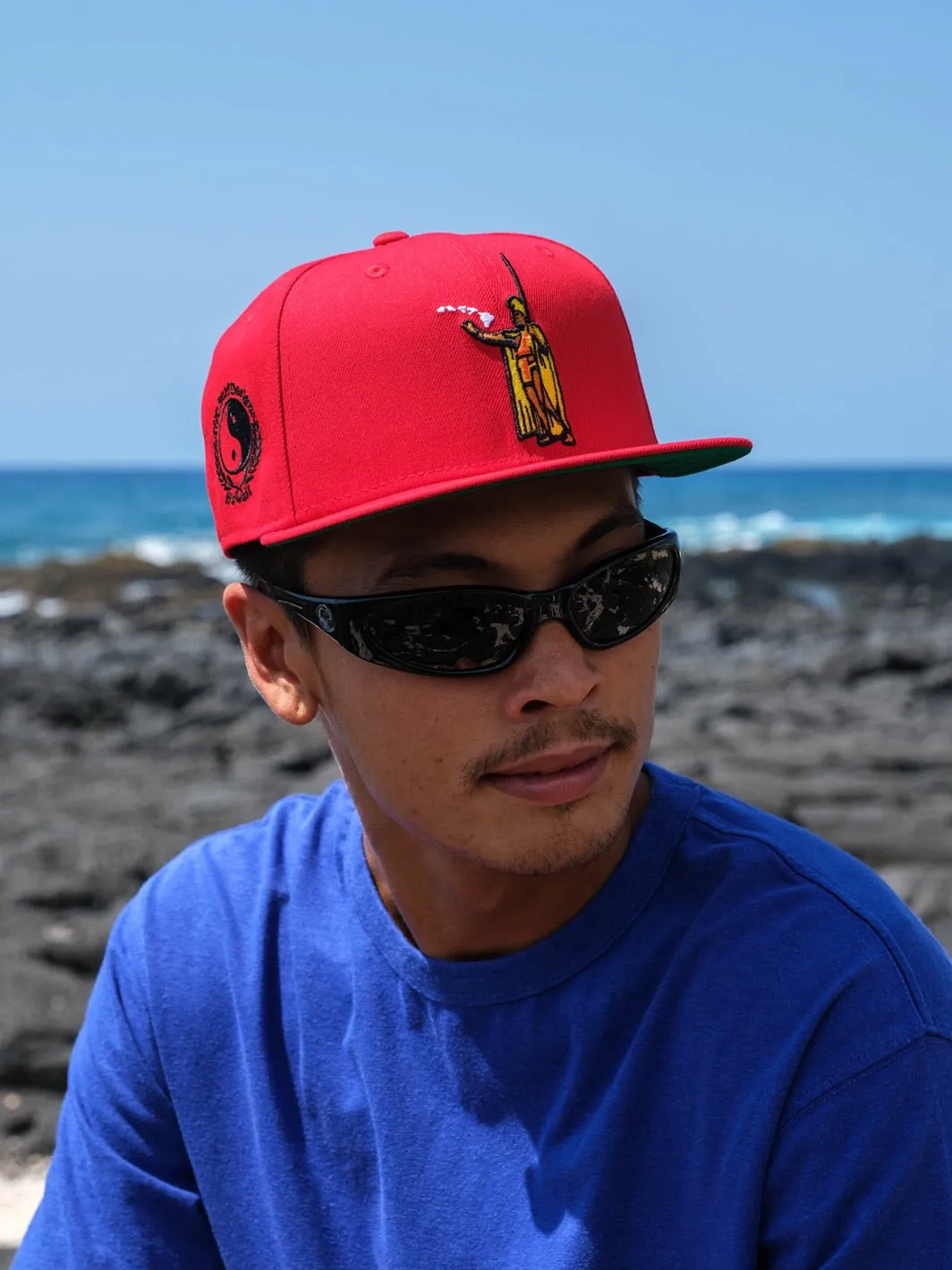 T&C Surf New Era Royal Kamehameha Cap