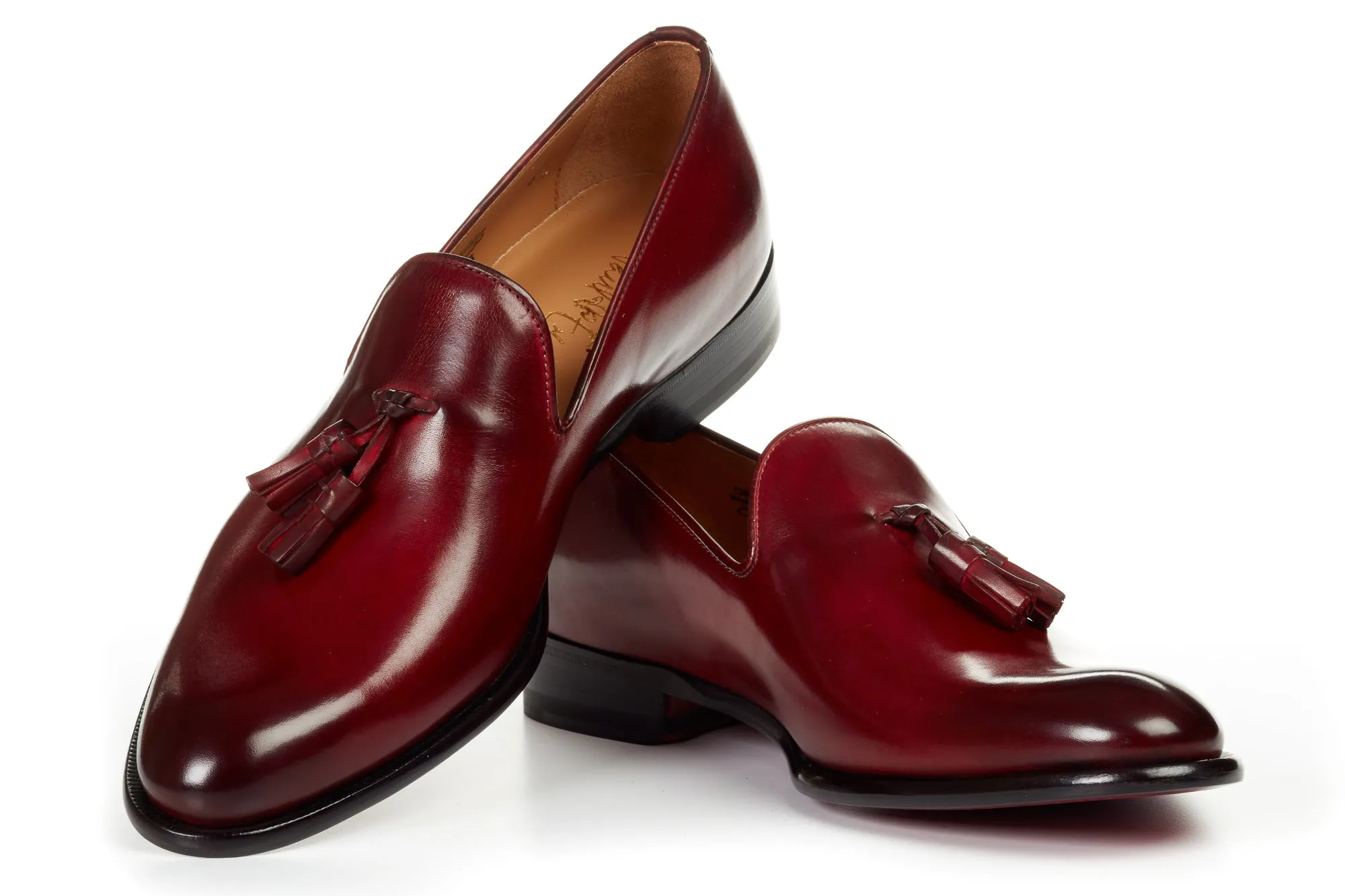 The Chaplin Tassel Loafer - Oxblood