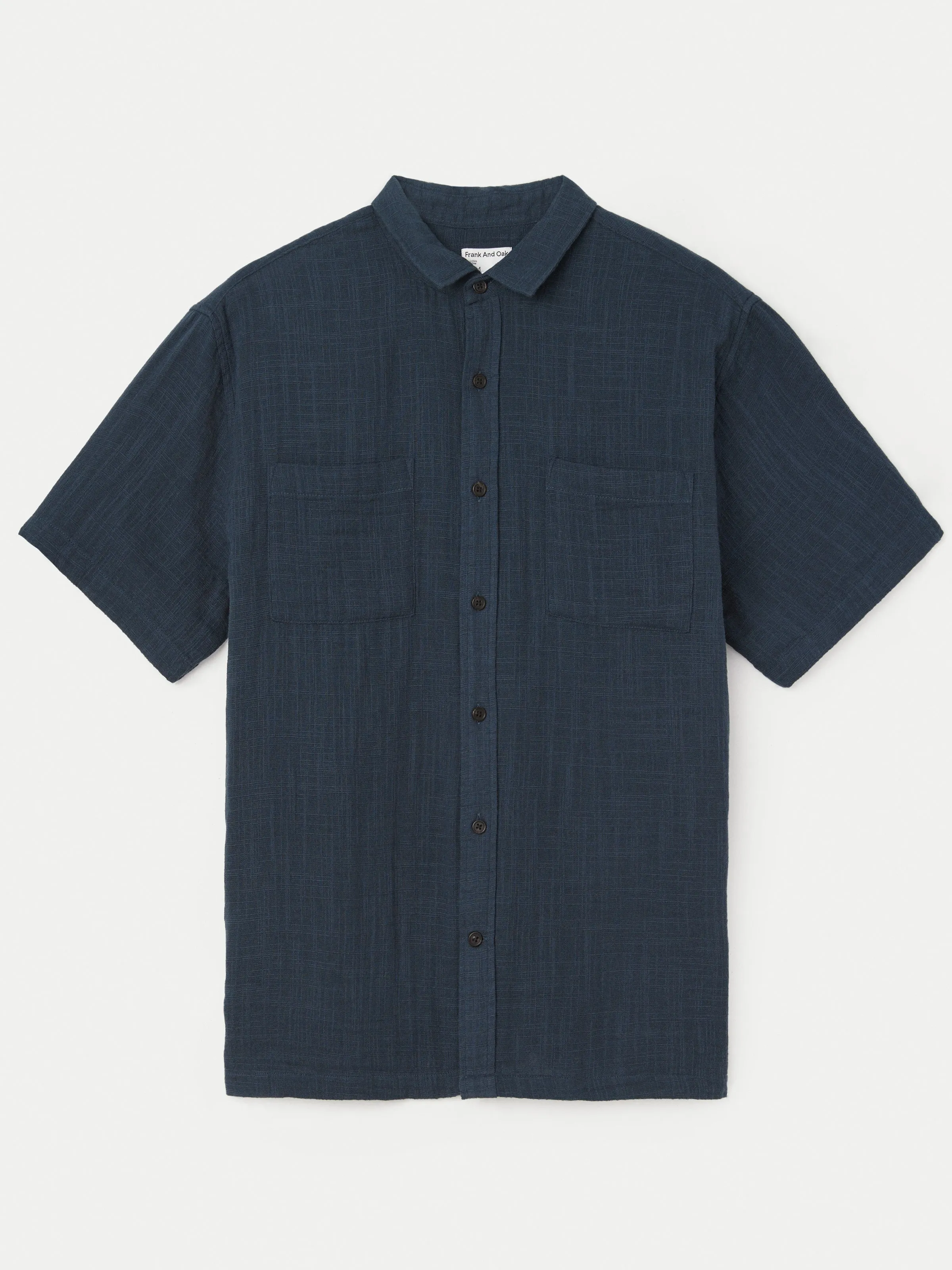 The Double Cloth Shirt in Blueberry