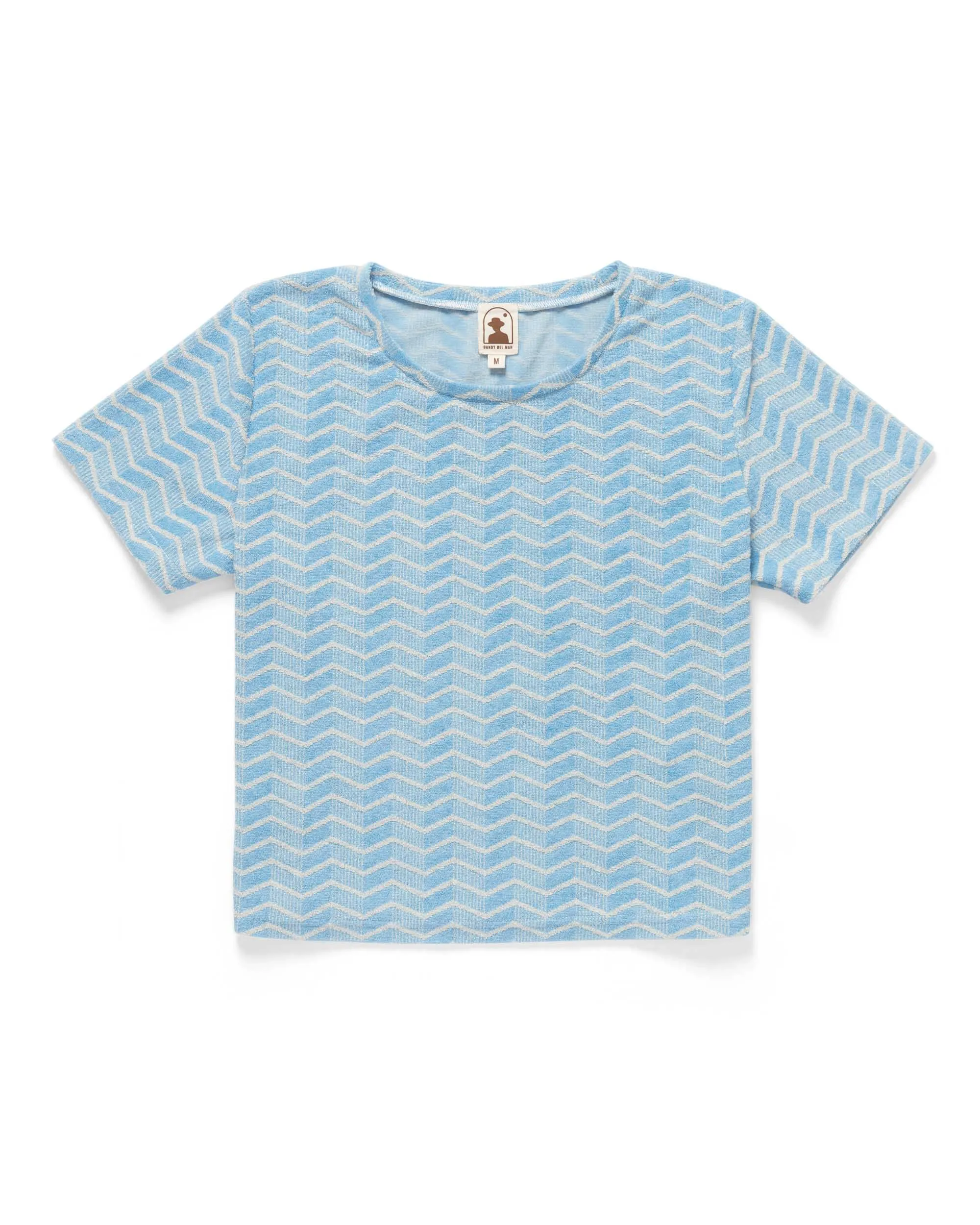 The Santorini Tee - Chevron