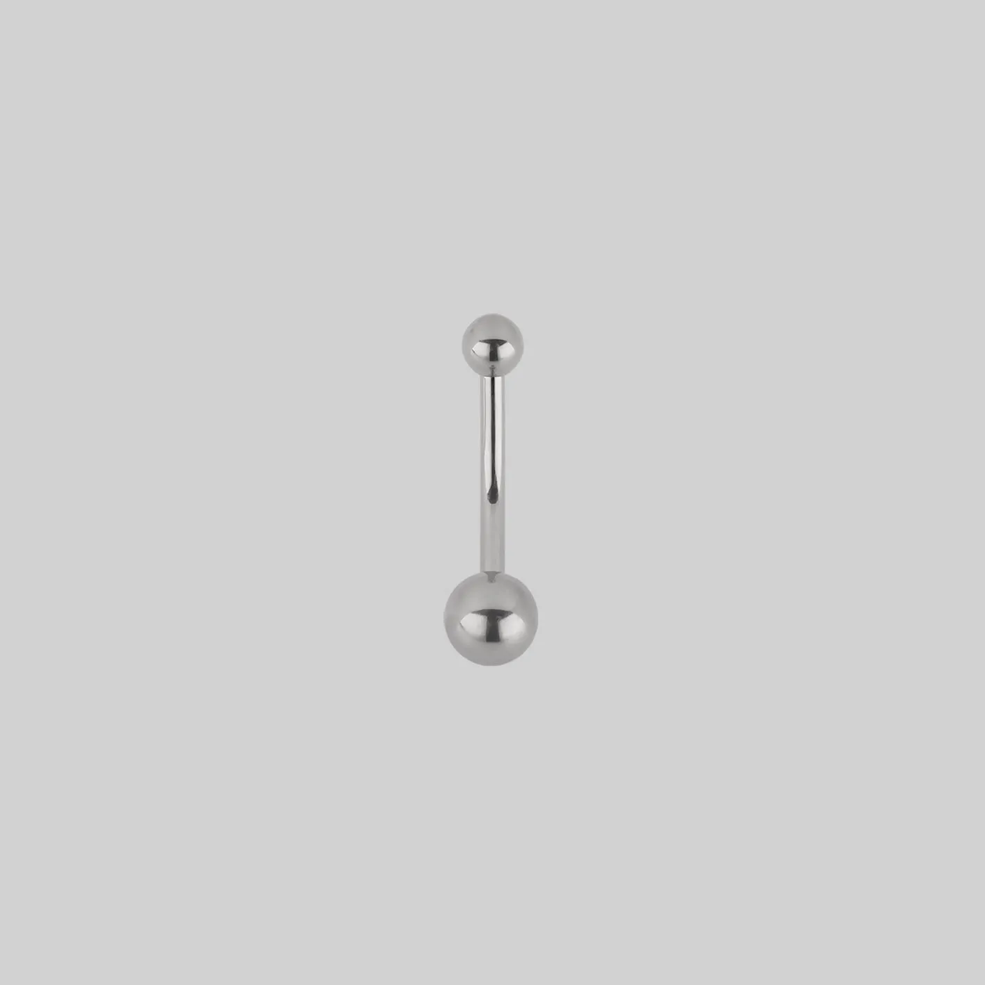 Titanium Belly Bar - Silver