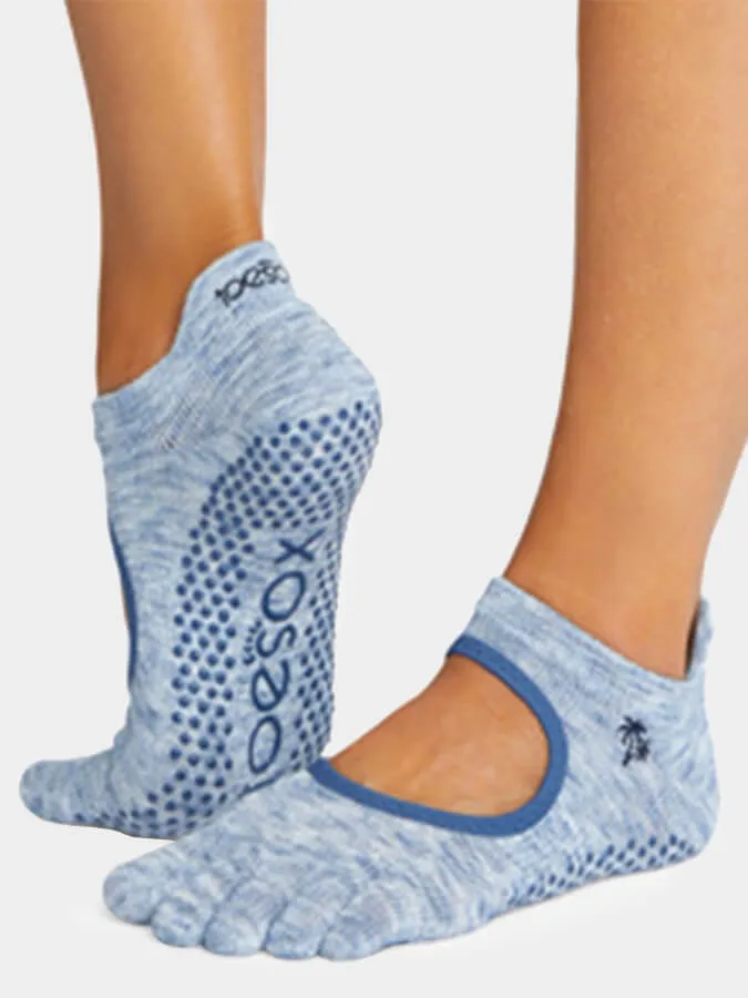 ToeSox Full Toe Bellarina Women's Yoga Grip Socks