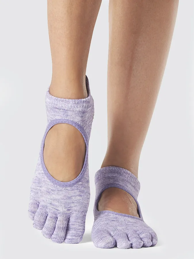 ToeSox Full Toe Bellarina Women's Yoga Grip Socks