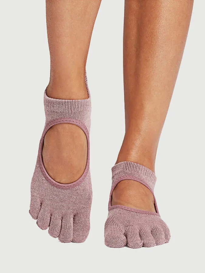 ToeSox Full Toe Bellarina Women's Yoga Grip Socks