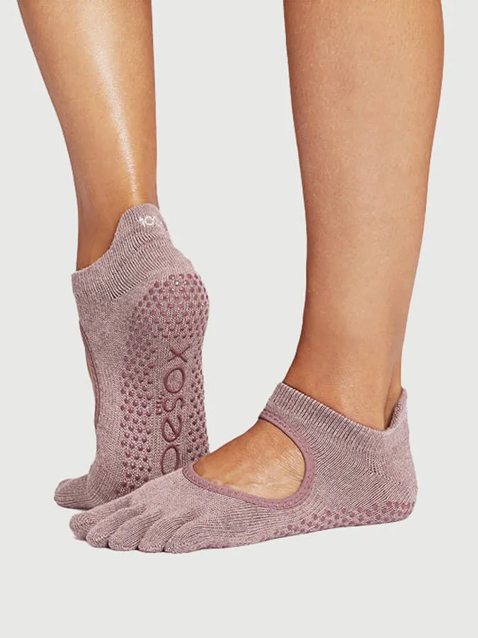 ToeSox Full Toe Bellarina Women's Yoga Grip Socks