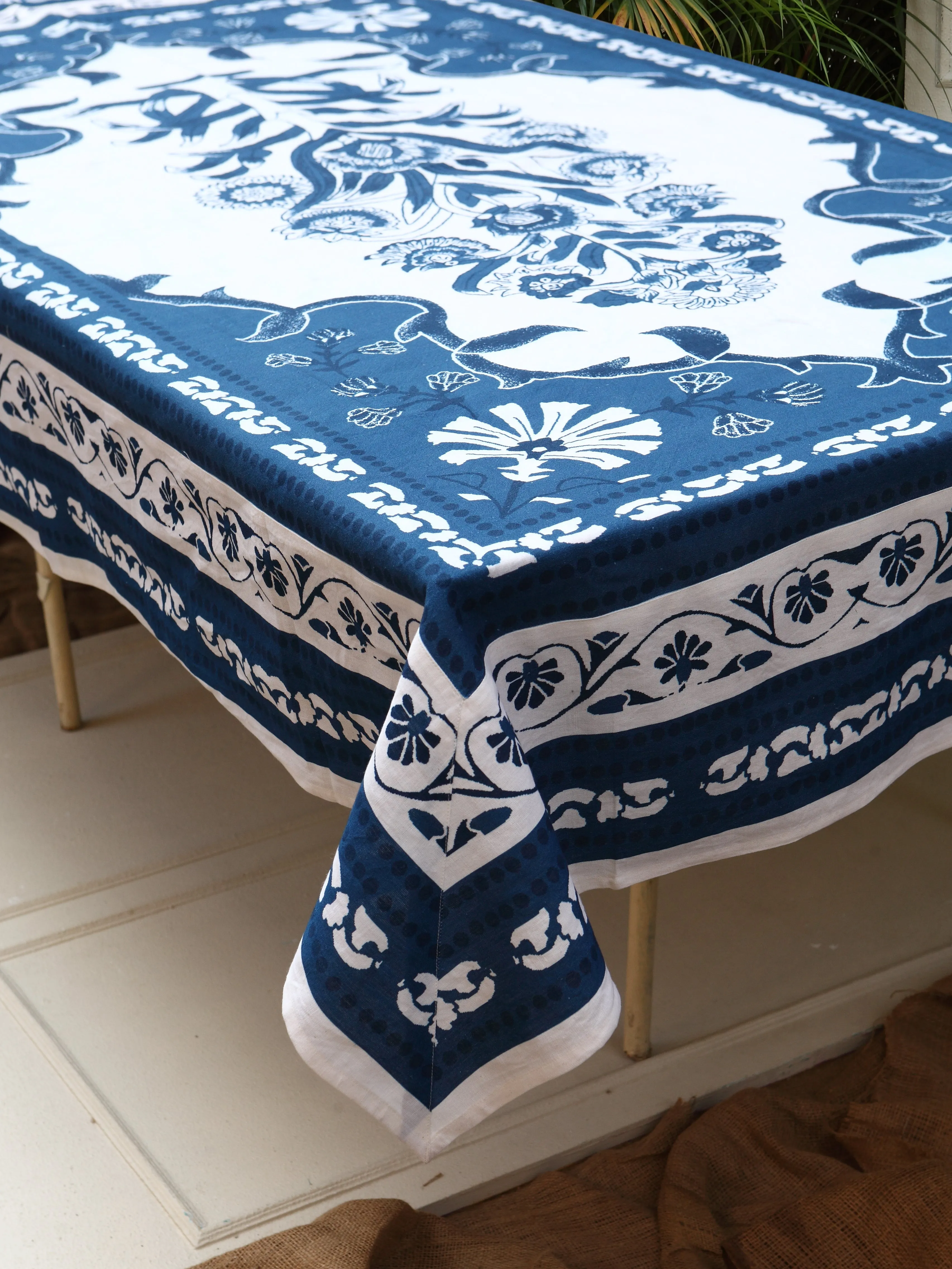 TRIPOLIA Lapiz Linen Cotton Tablecloth