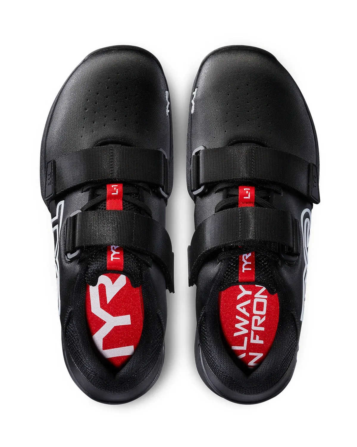 TYR L1 Black Weightlifting Shoes - Premium Support and Stability for Serious Lifters