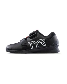 TYR L1 Black Weightlifting Shoes - Premium Support and Stability for Serious Lifters