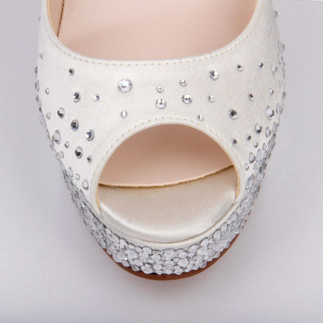 *UK size 2 - PRINCESS - beige, 11/2cm heels