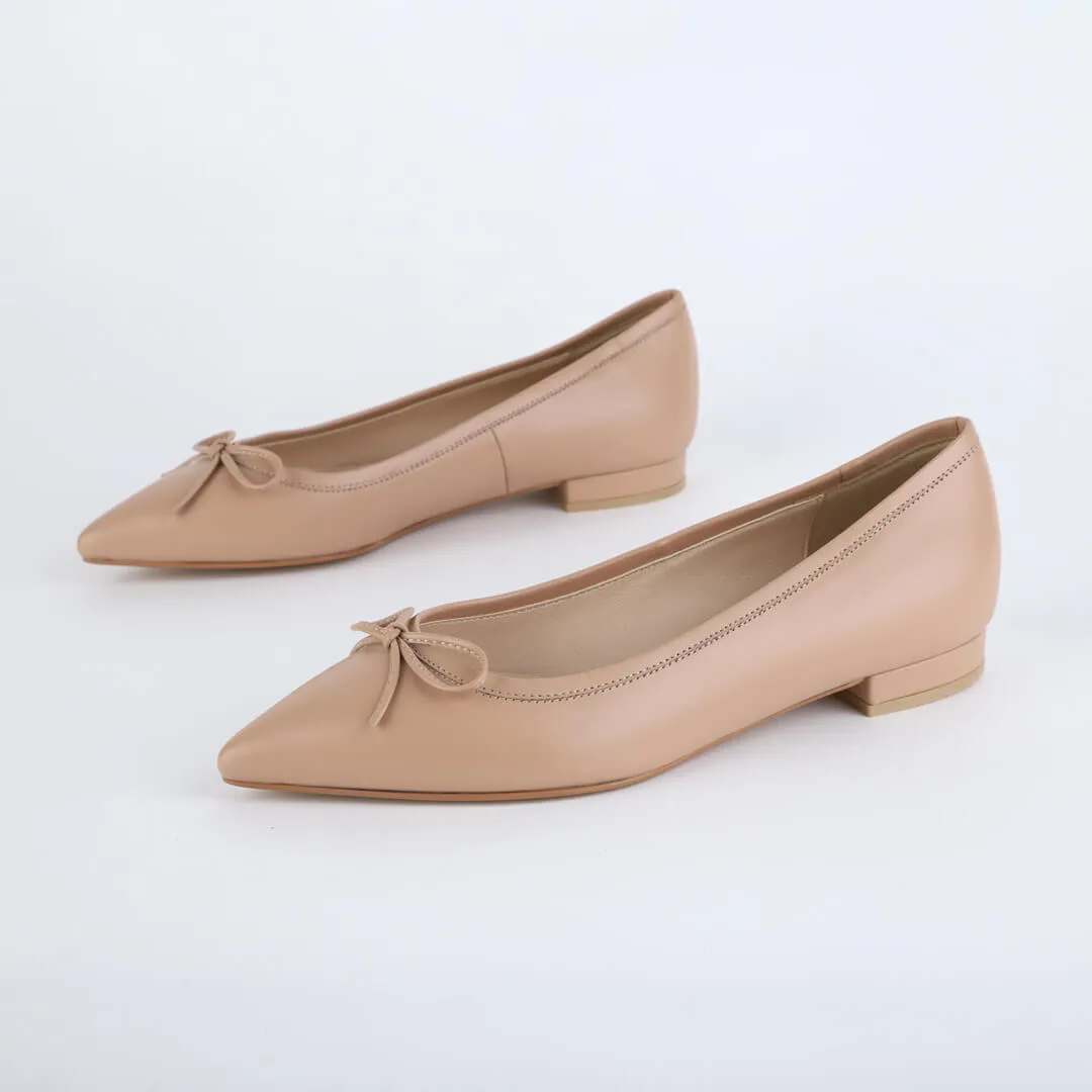 *UK szie 13 - KAZY - beige, 1.5cm heels