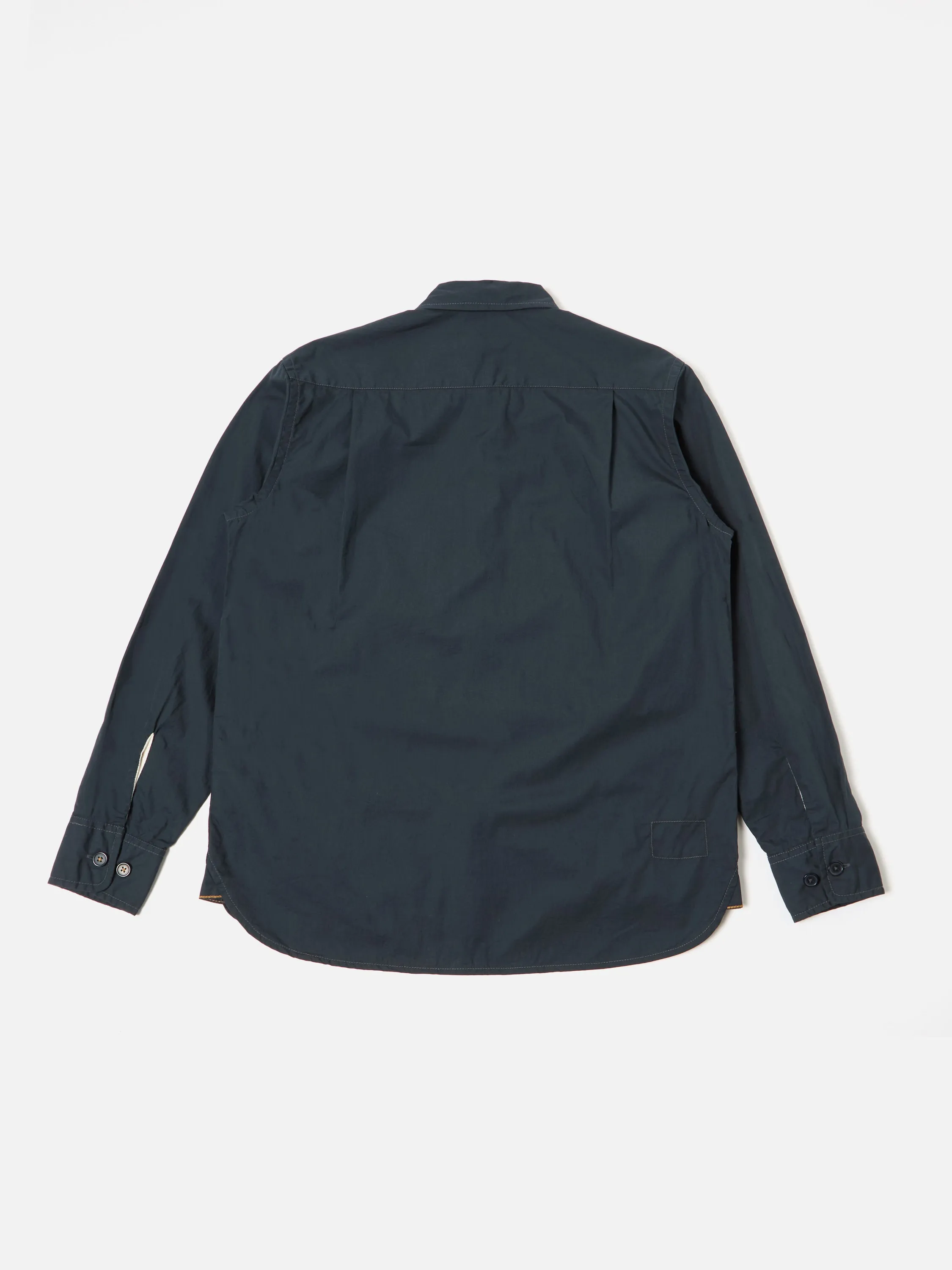 Universal Works Field Shirt in Navy Broad Cloth