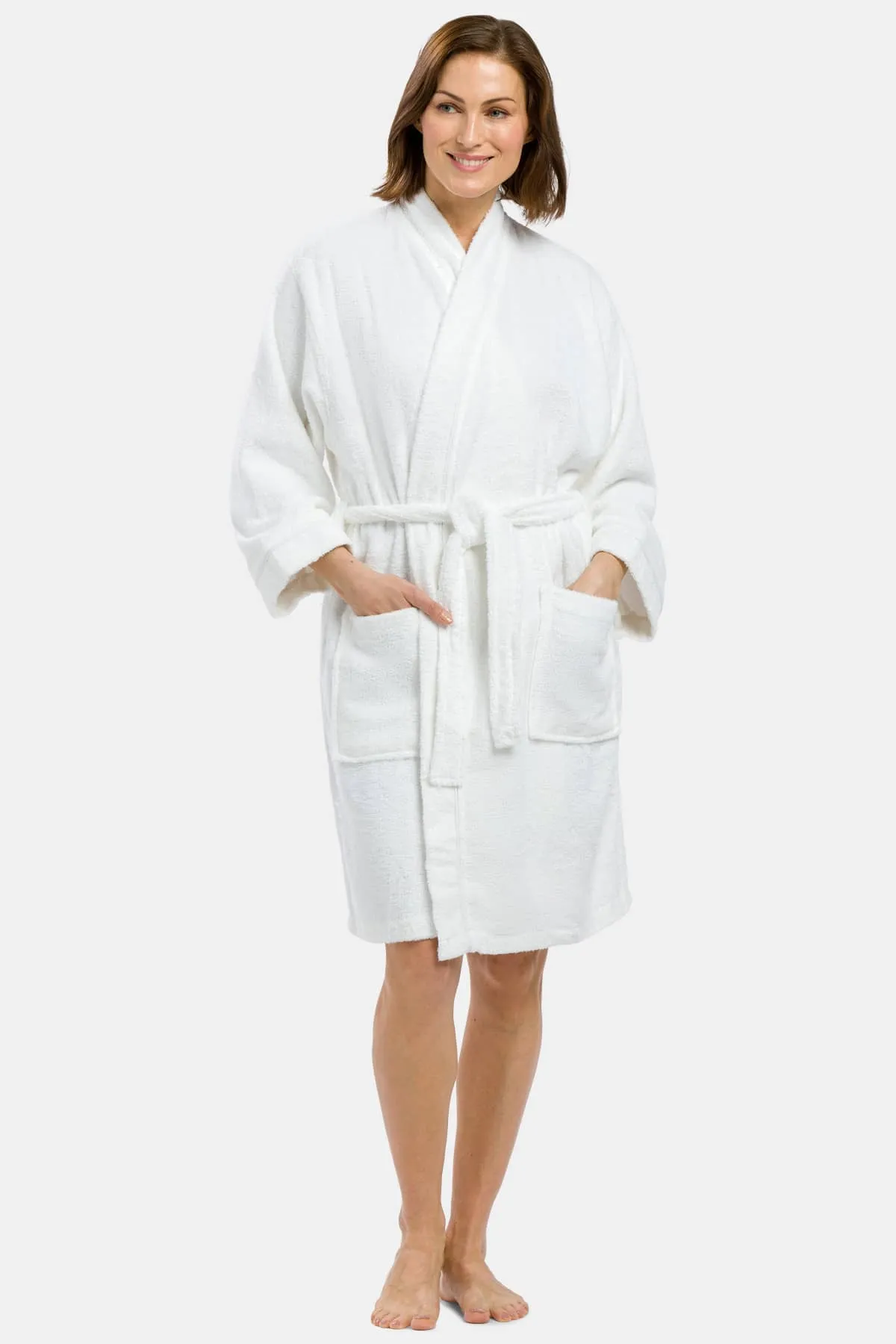 Women's Kimono Style Terry Cloth Bathrobe