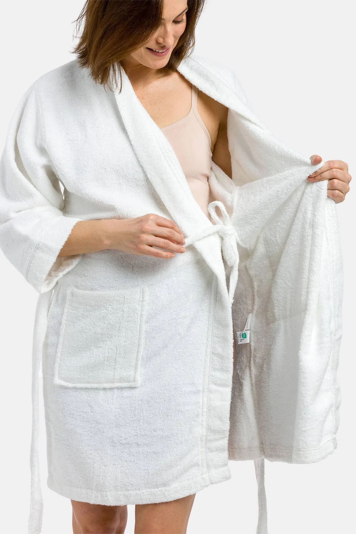 Women's Kimono Style Terry Cloth Bathrobe