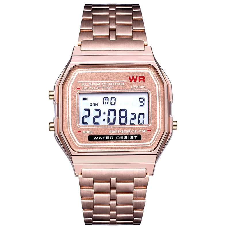 Womens Sports Luxury Watch With Multifunctional Digital LED Display